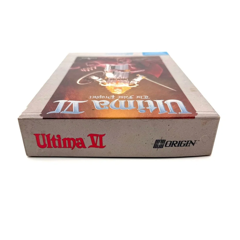 Ultima‎ VI The False Prophet PC Tandy Big Box 5.25 Floppy Cloth Map Lot